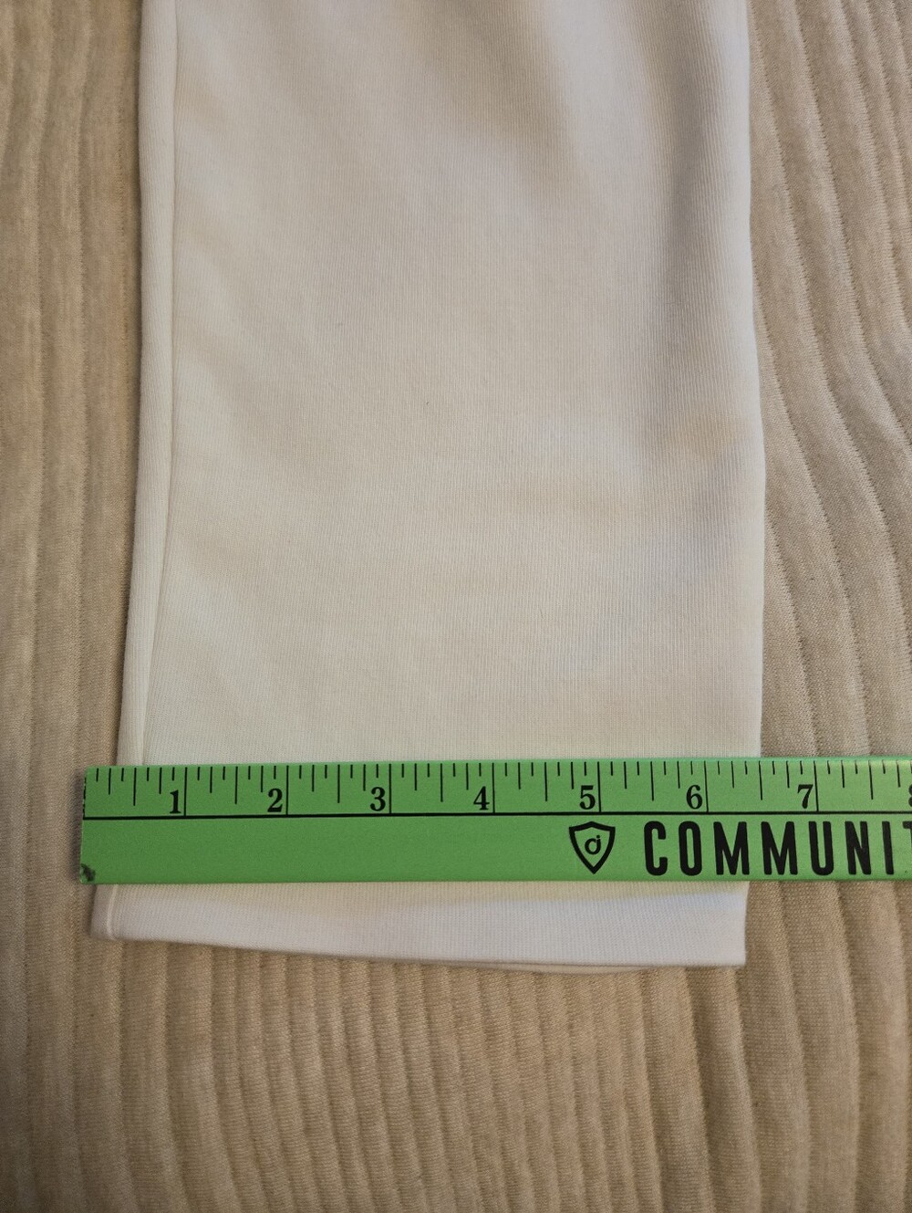 THE NORTH FACE Off-White Straight Leg Athletic Joggers Pants. Size Large. - Picture 5 of 8